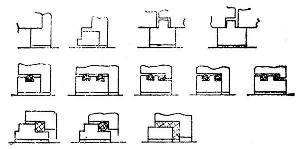 機械密封靜環中支承方法